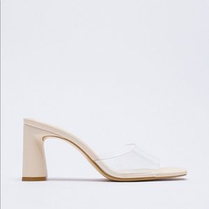 ⭐️ Zara vinyl sandals. Size 37. Just trial indoor